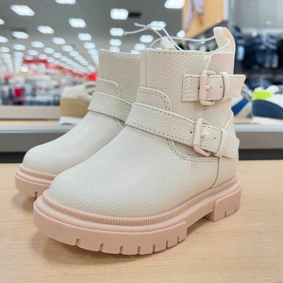 CAT & JACK TODDLER EVIE BUCKLE BOOTS - Picture 1 of 5